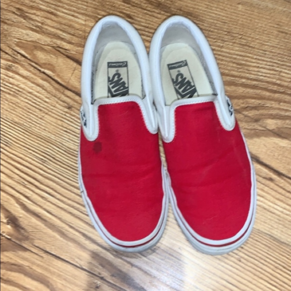 Red Custom Vans